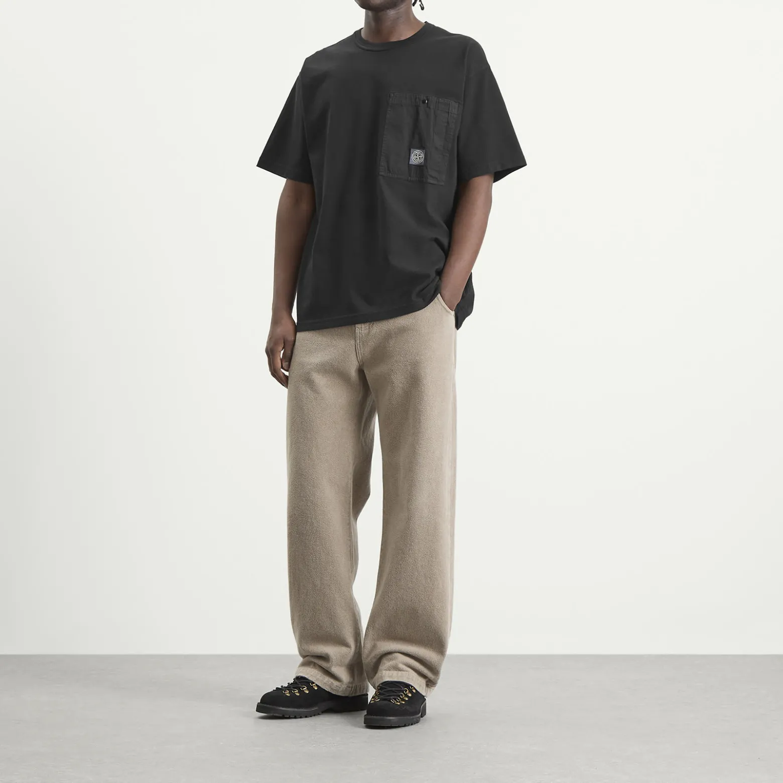 Stone Island Patch Logo Pocket T-Shirt
