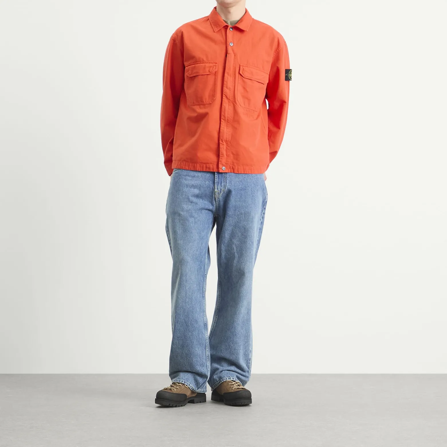 Stone Island Ripstop Zip Shirt Jacket