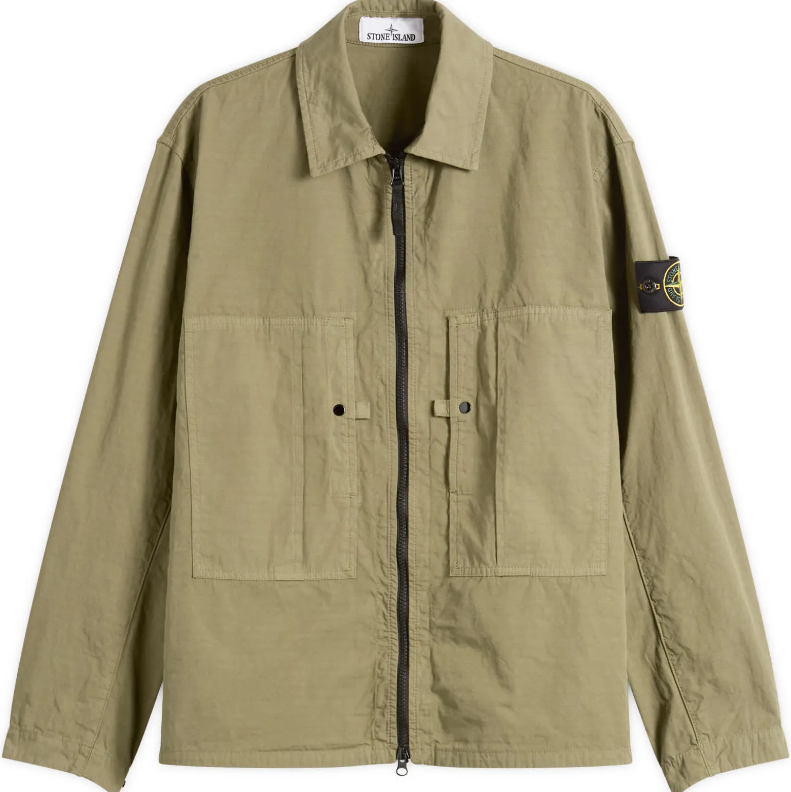 Stone Island Ripstop Zip Shirt Jacket