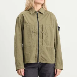 Stone Island Ripstop Zip Shirt Jacket
