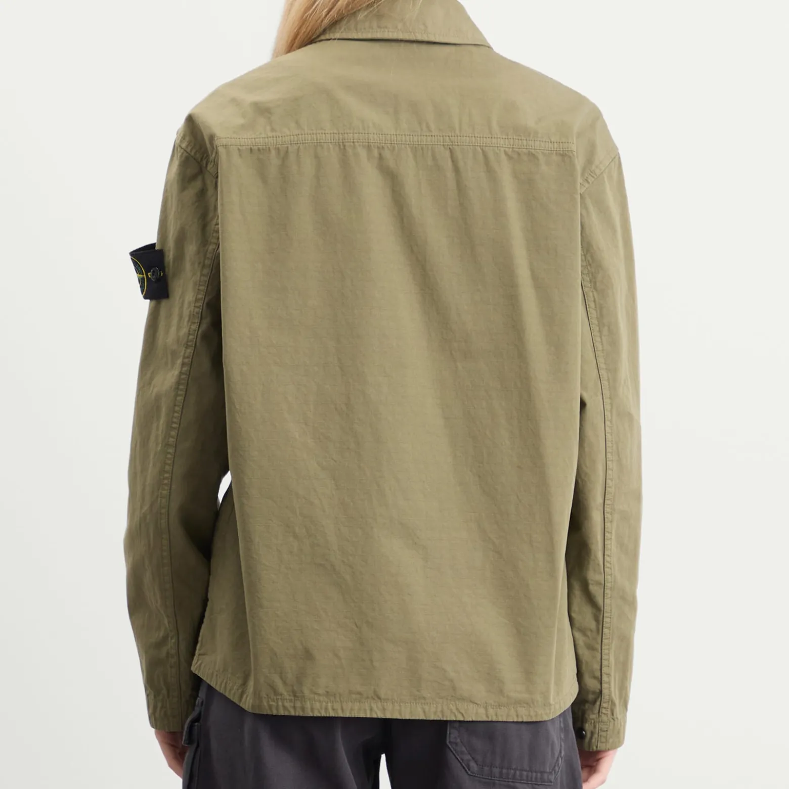 Stone Island Ripstop Zip Shirt Jacket