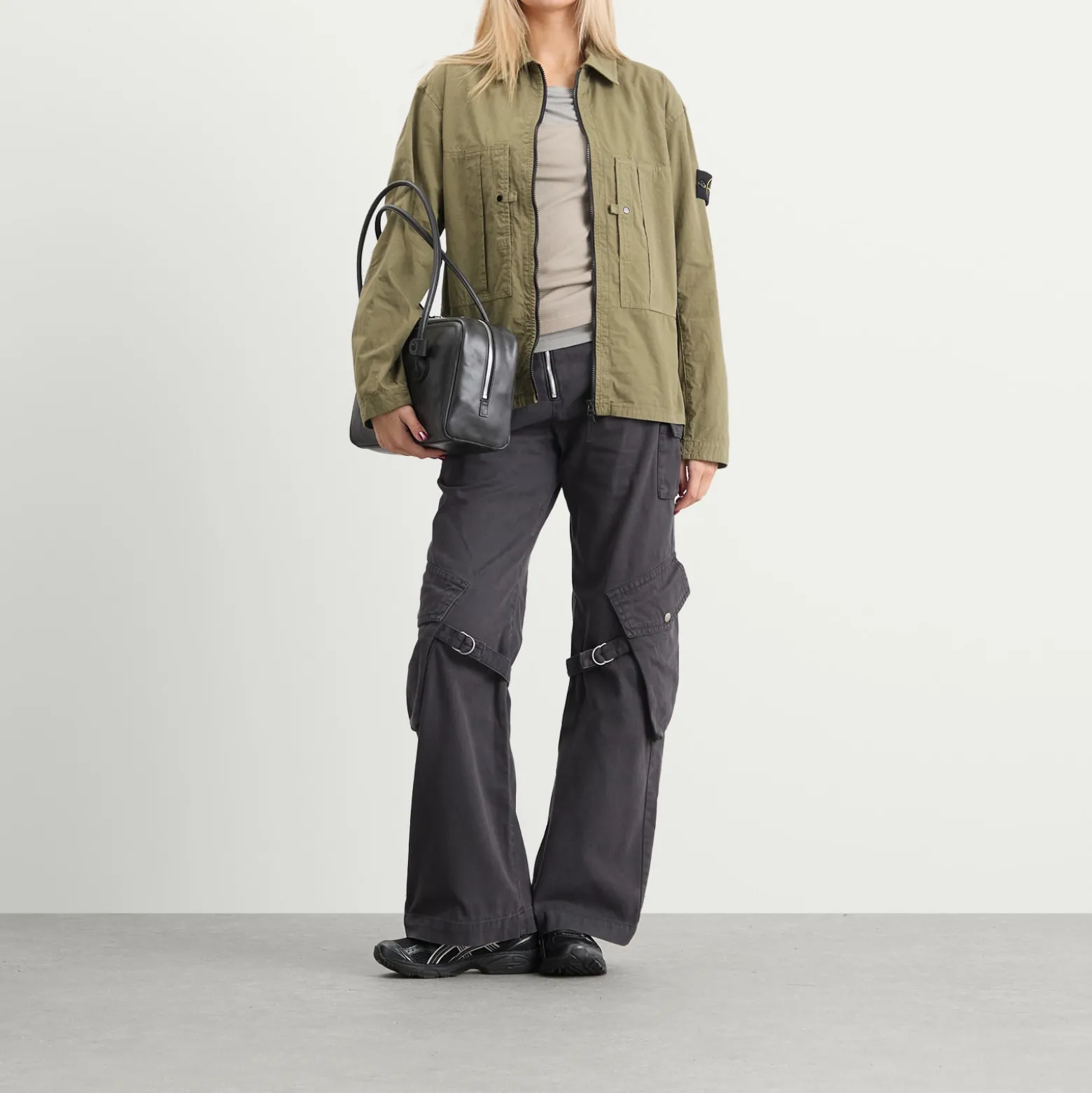 Stone Island Ripstop Zip Shirt Jacket