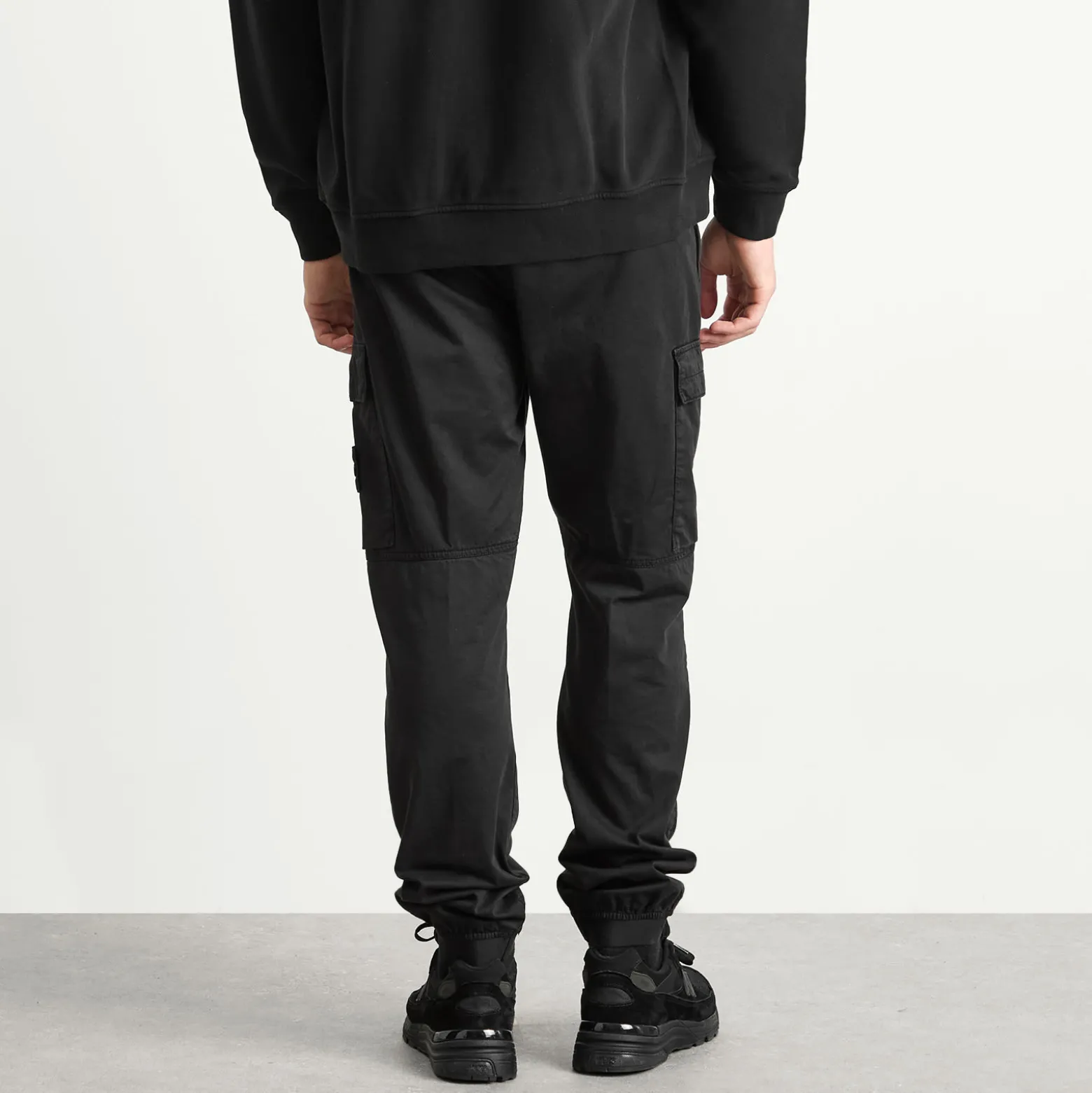 Stone Island Sateen Cargo Jogger Pants