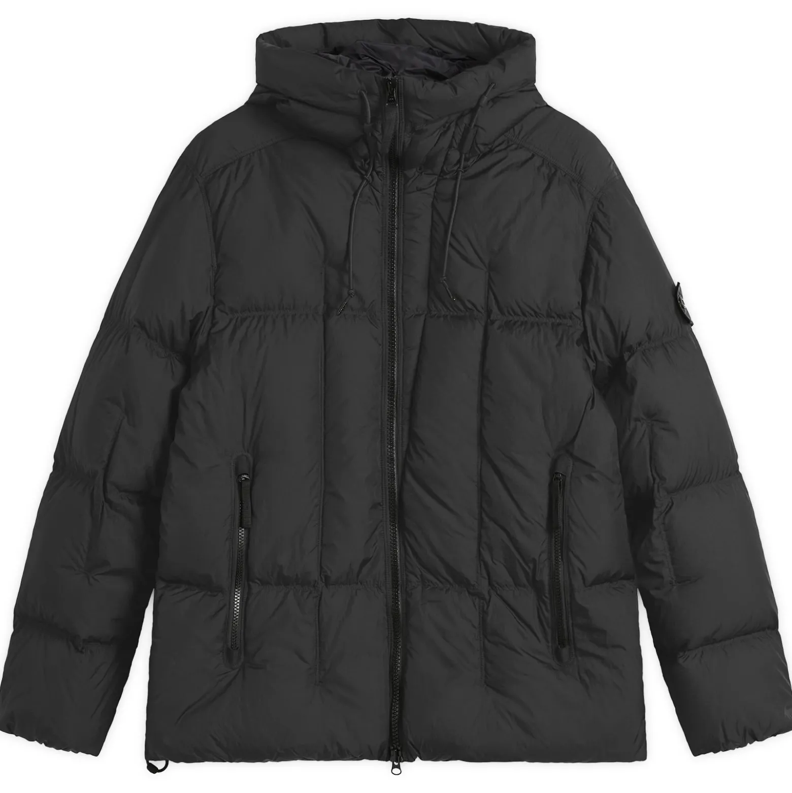 Stone Island Seam Faded Light Nylon Tela Down Jacket