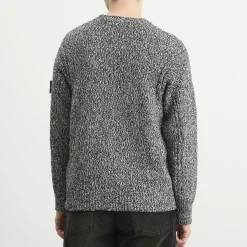 Stone Island Speckled Cotton Knit Jumper