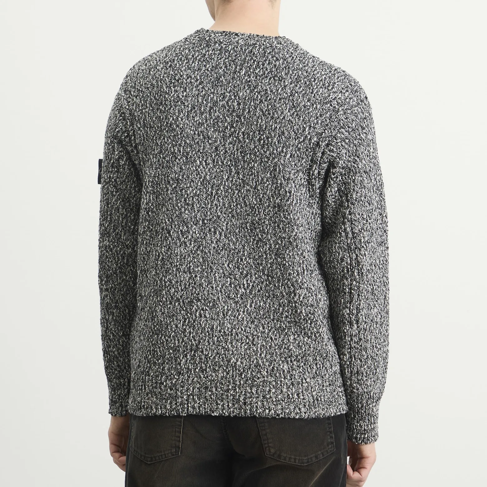 Stone Island Speckled Cotton Knit Jumper