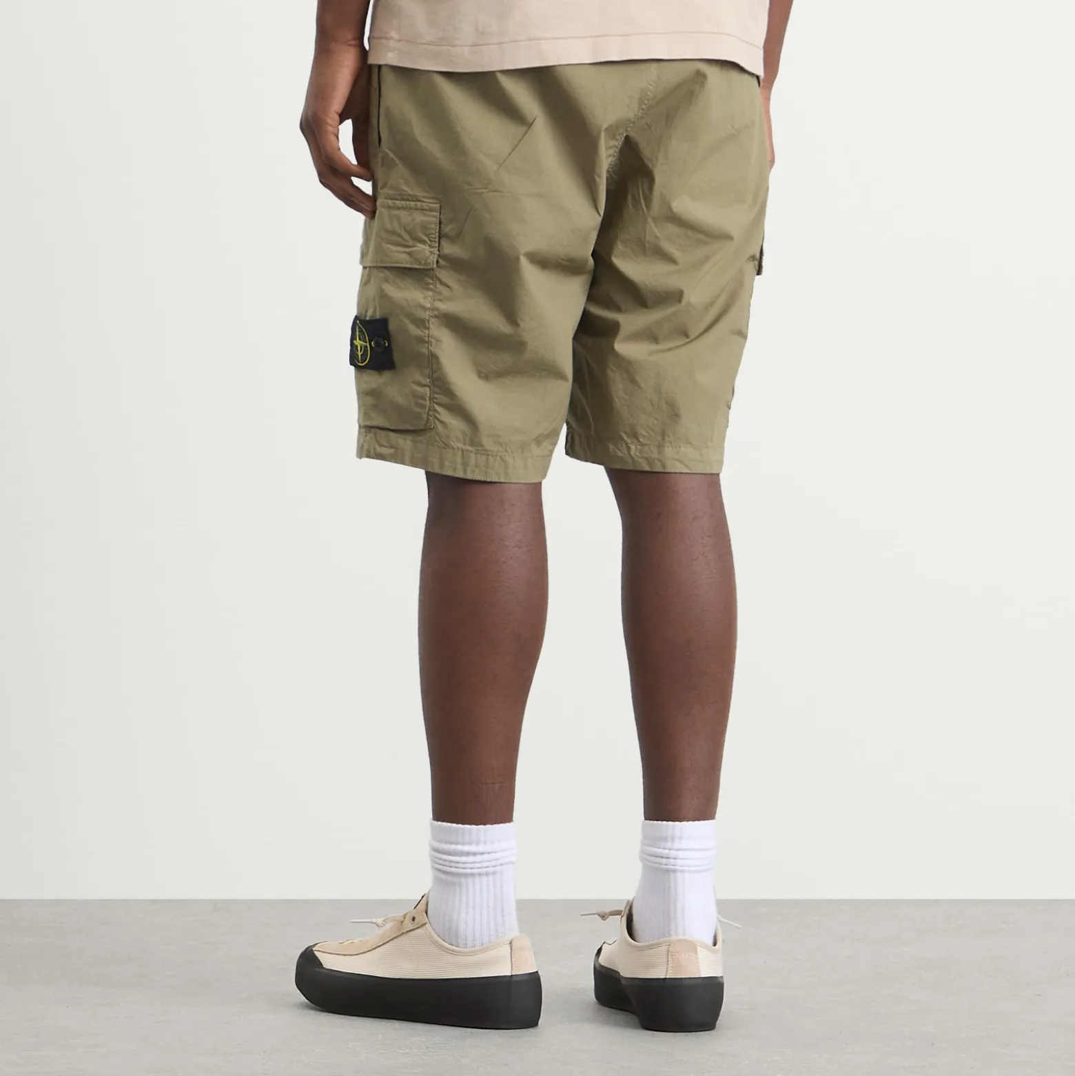 Stone Island Tela Paracadute Cargo Shorts