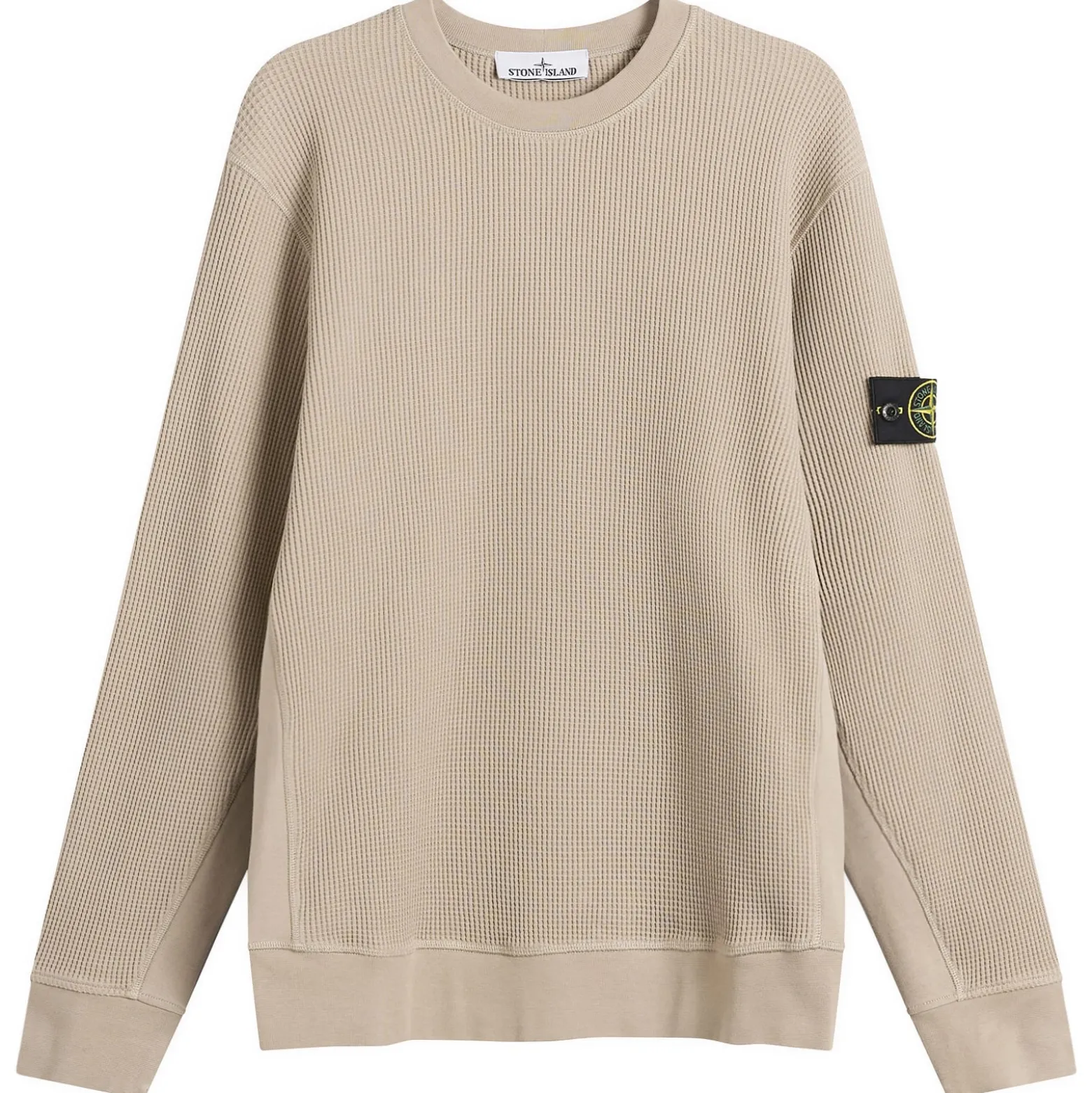 Stone Island Waffle Crew Neck Sweatshirt