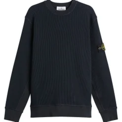 Stone Island Waffle Crew Neck Sweatshirt