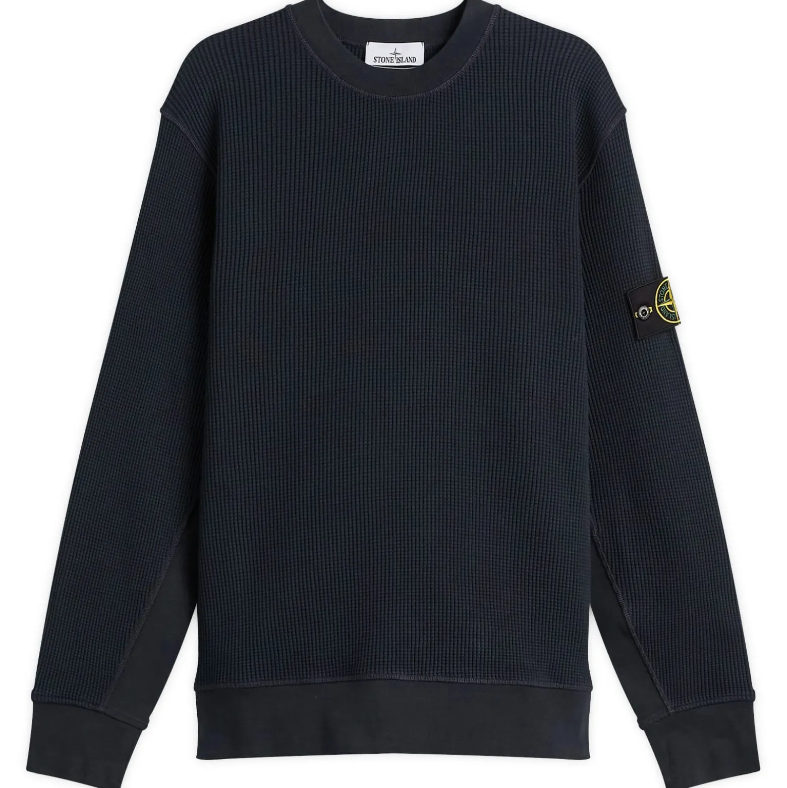 Stone Island Waffle Crew Neck Sweatshirt