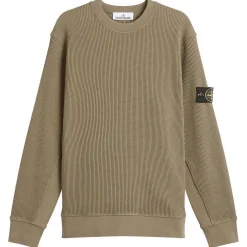 Stone Island Waffle Crew Neck Sweatshirt