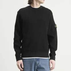 Stone Island Waffle Crew Neck Sweatshirt