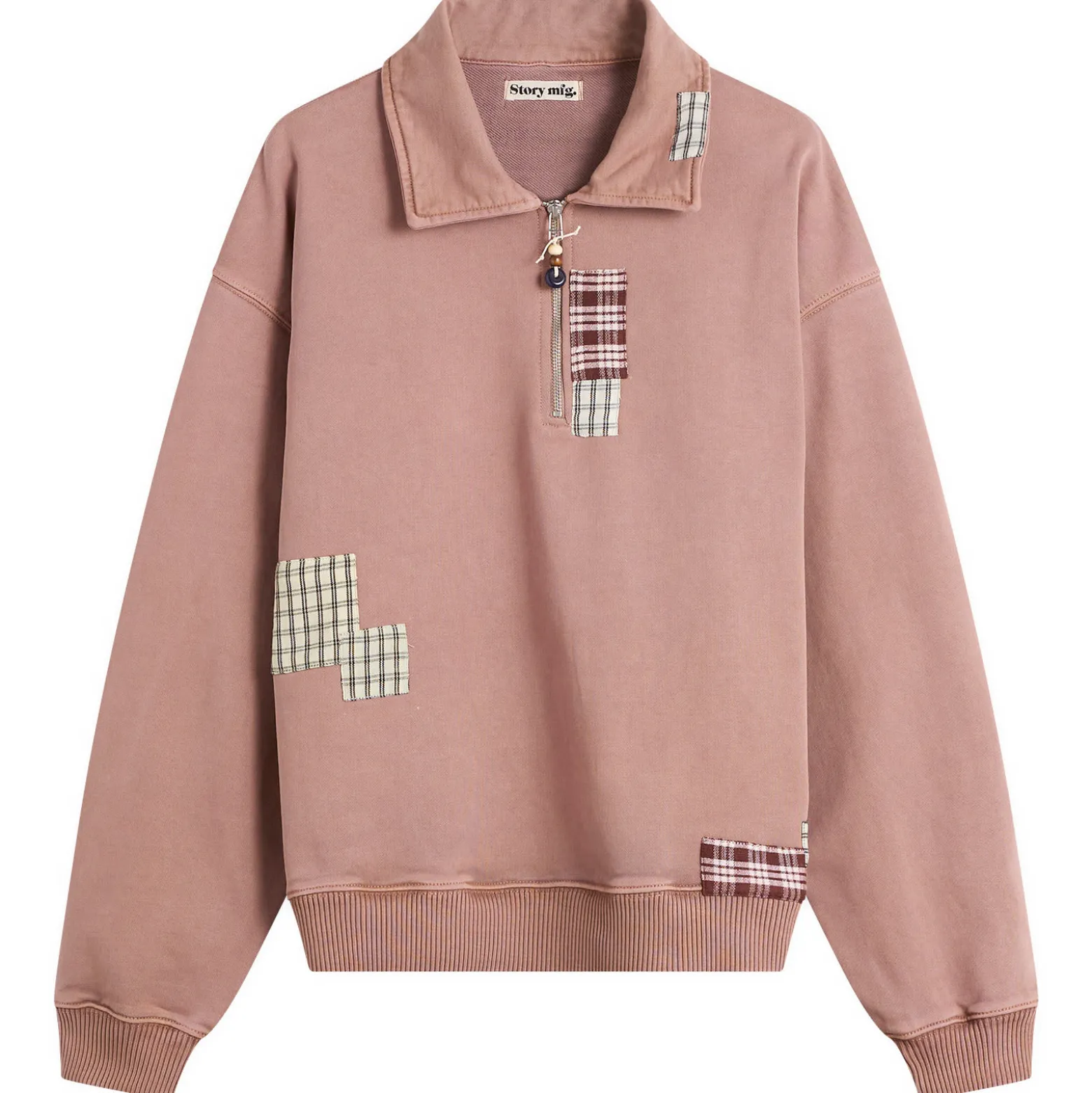 Story mfg Geo Patchwork Pullover