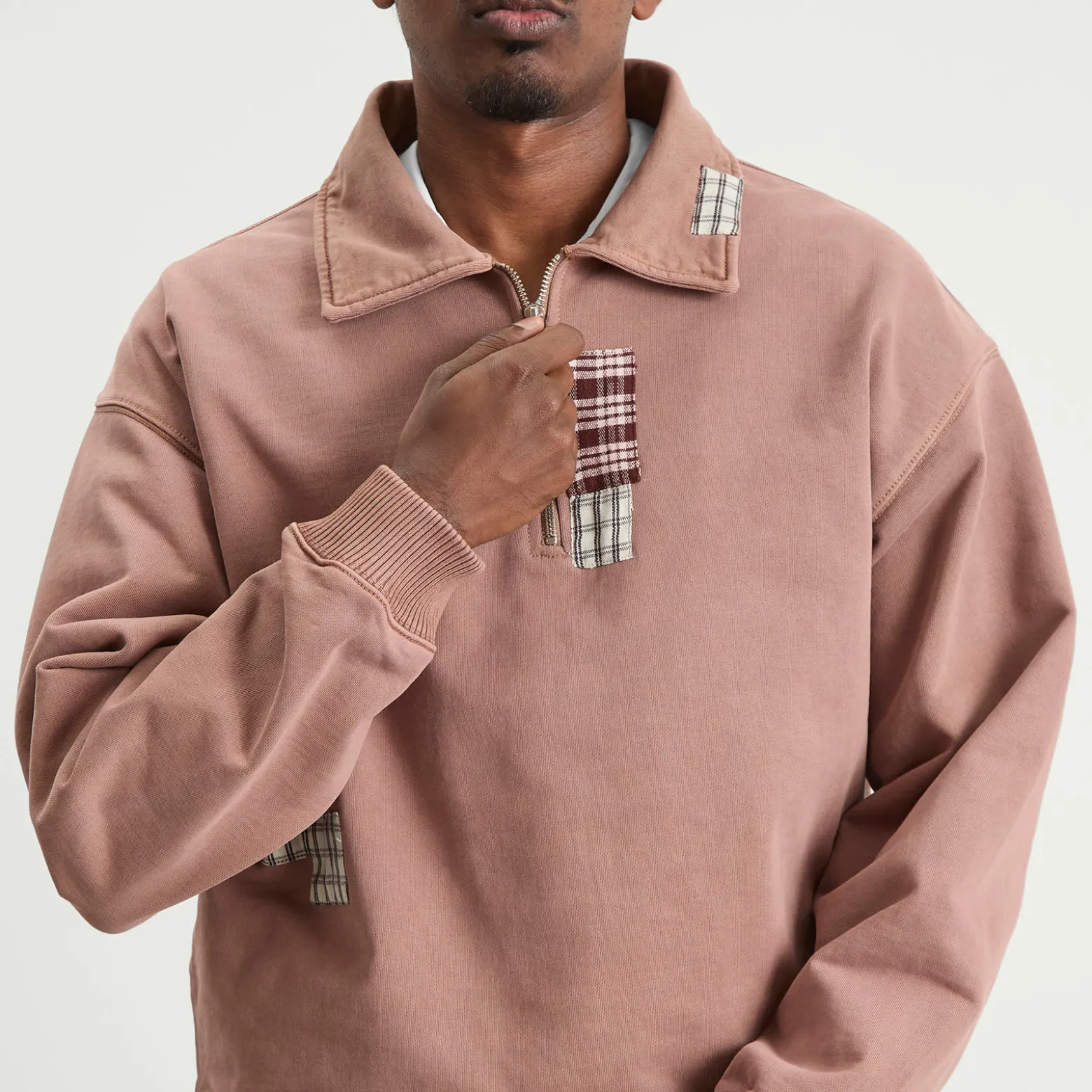 Story mfg Geo Patchwork Pullover