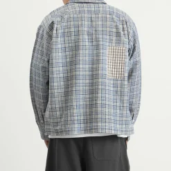Story mfg Greetings Patchwork Long Sleeve Shirt