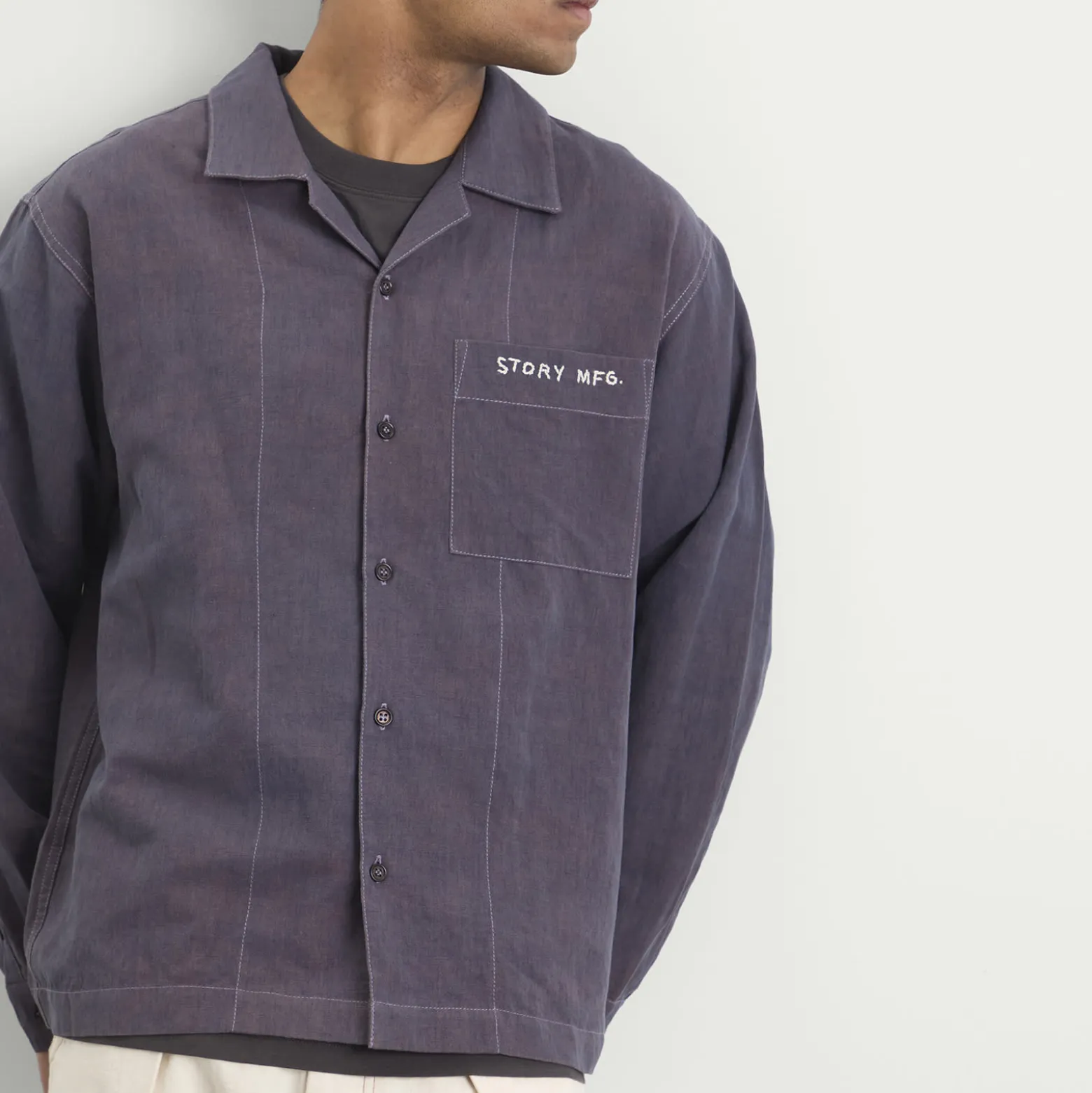 Story mfg. Hand Applique Greetings Long Sleeve Shirt