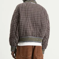 Story mfg. Hand Applique Purple Peace Seed Bomber