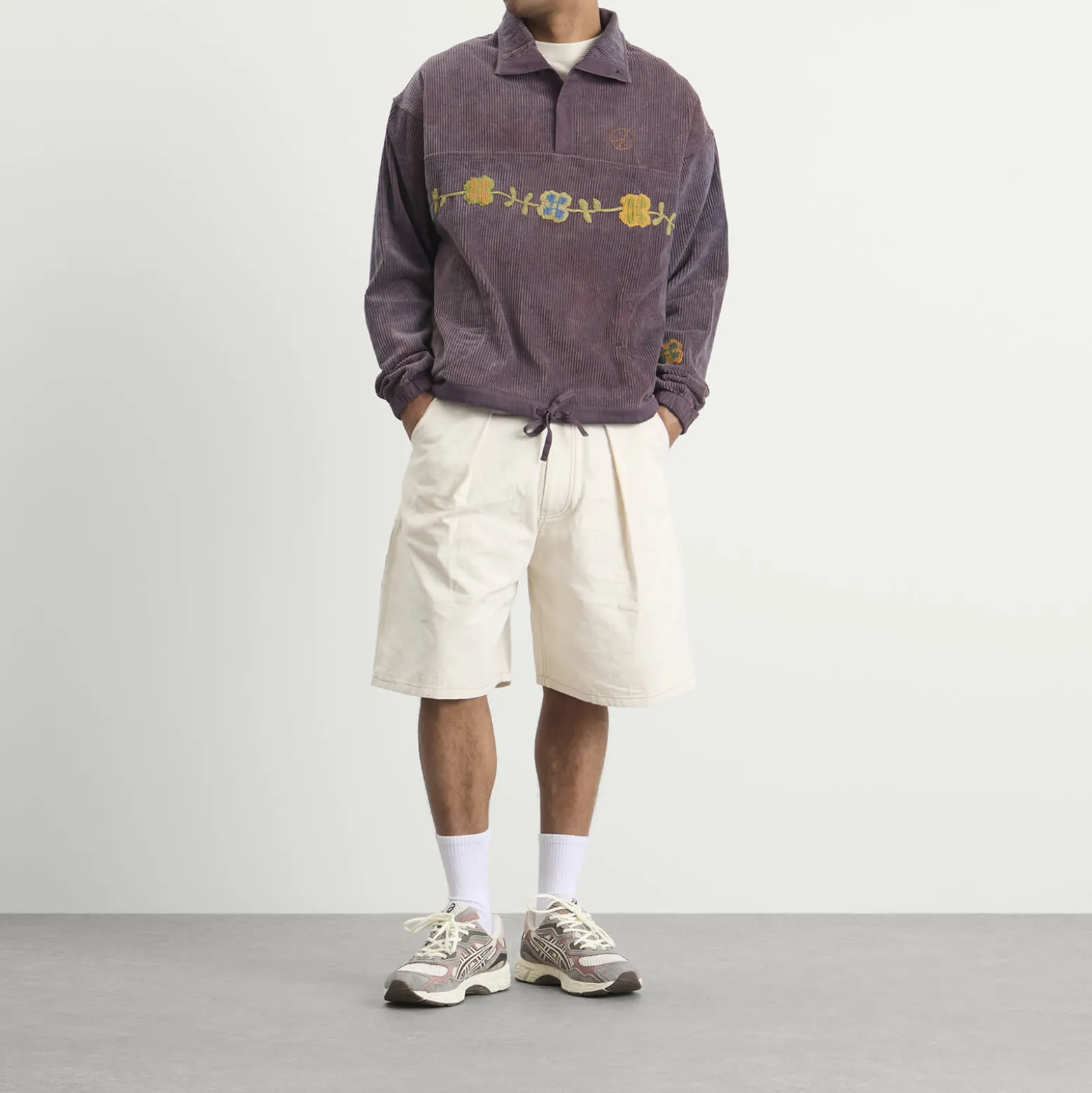 Story mfg. Hand Embroidered Lush Carpenter Shorts