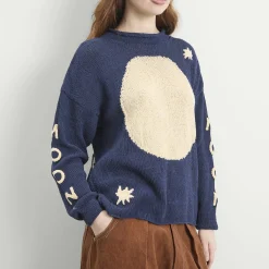 Story mfg. Hand Knit Twinsun Roll Neck