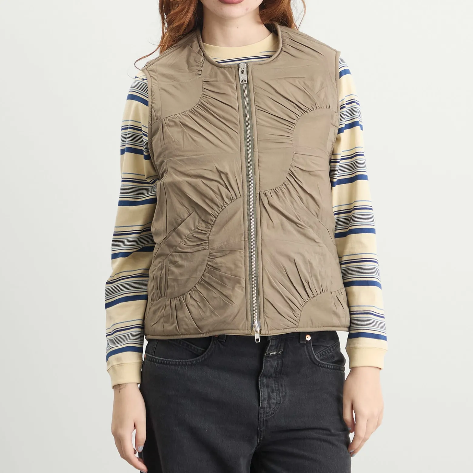 Story mfg. Pluto Zip Up Padded Vest