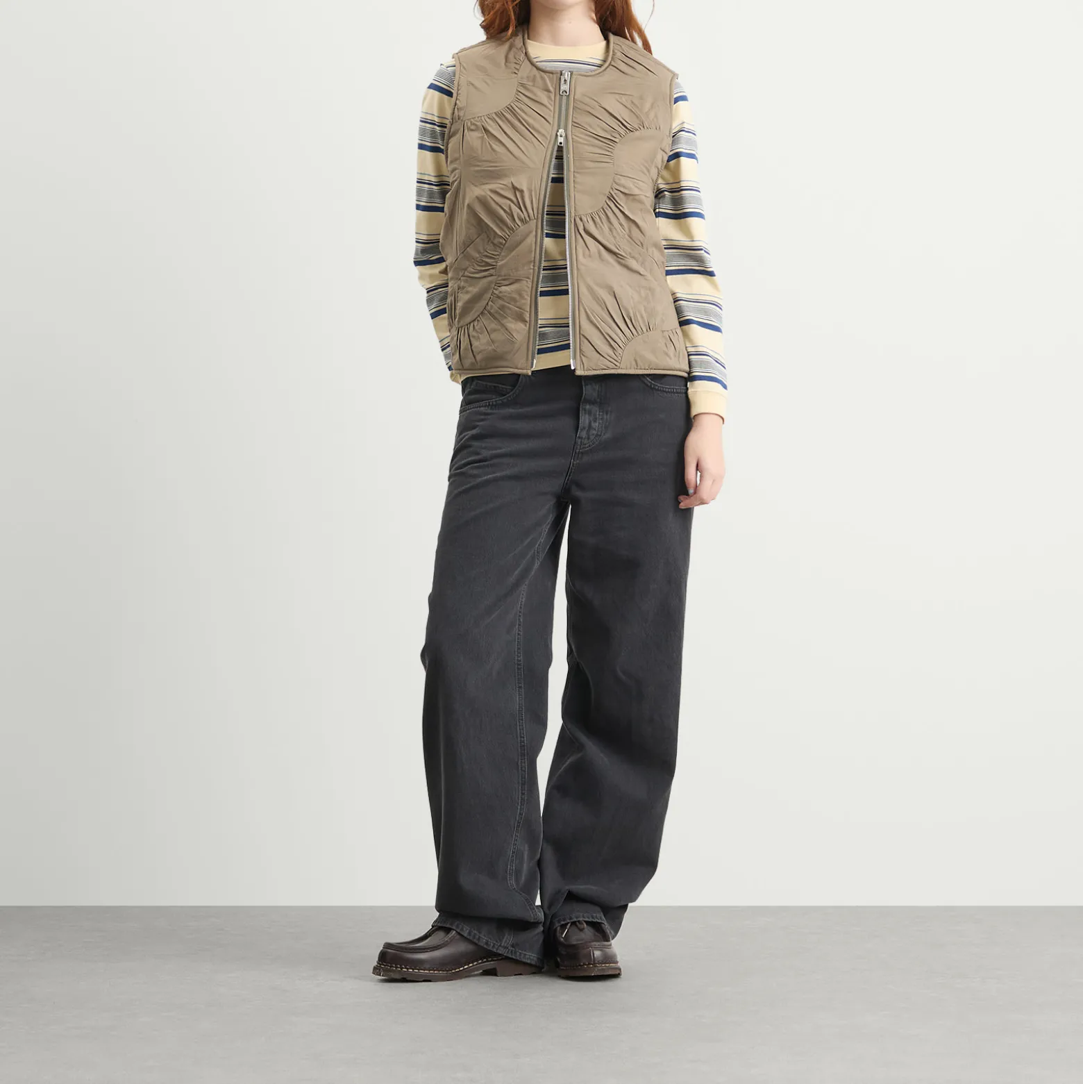 Story mfg. Pluto Zip Up Padded Vest