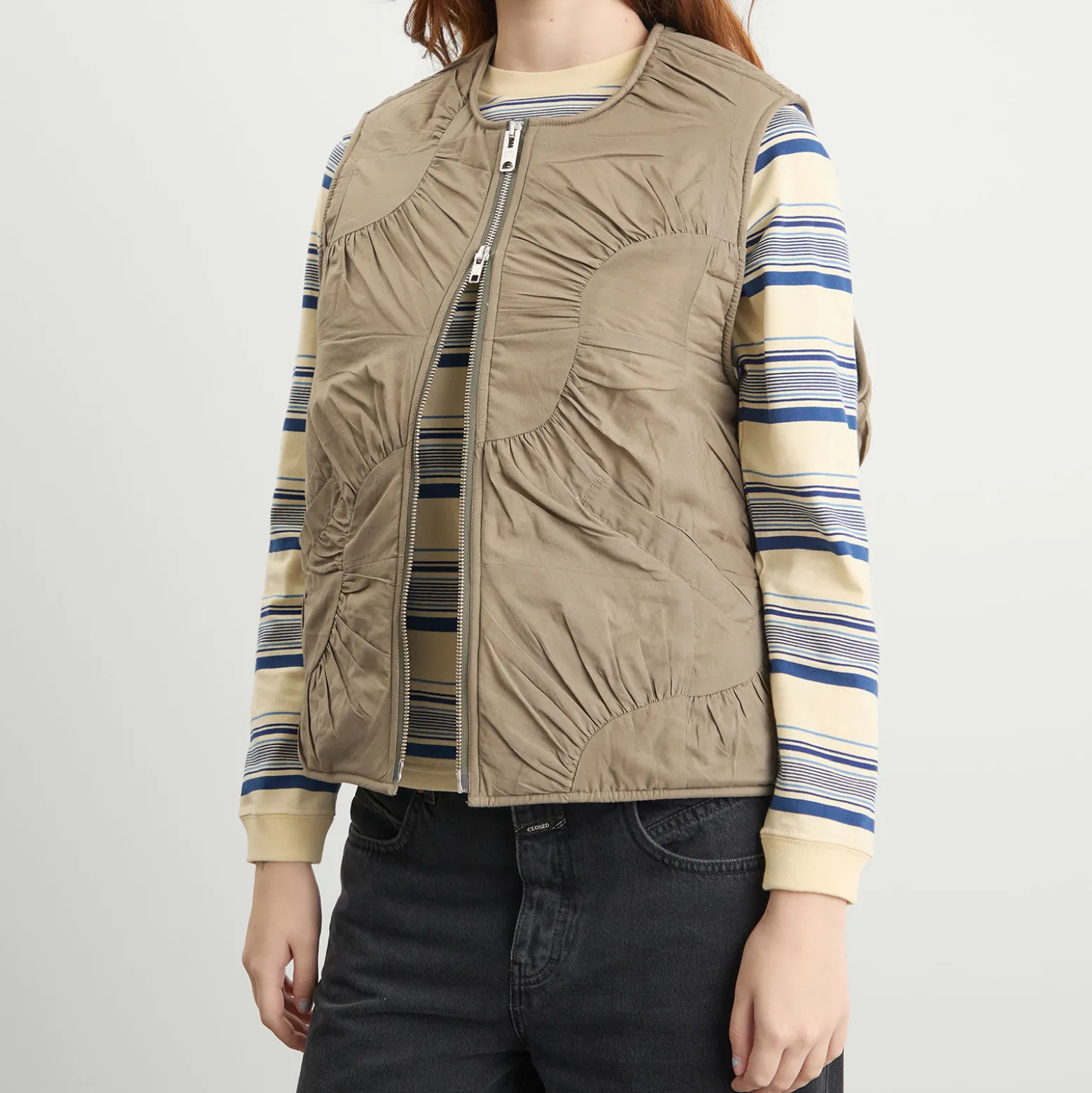 Story mfg. Pluto Zip Up Padded Vest