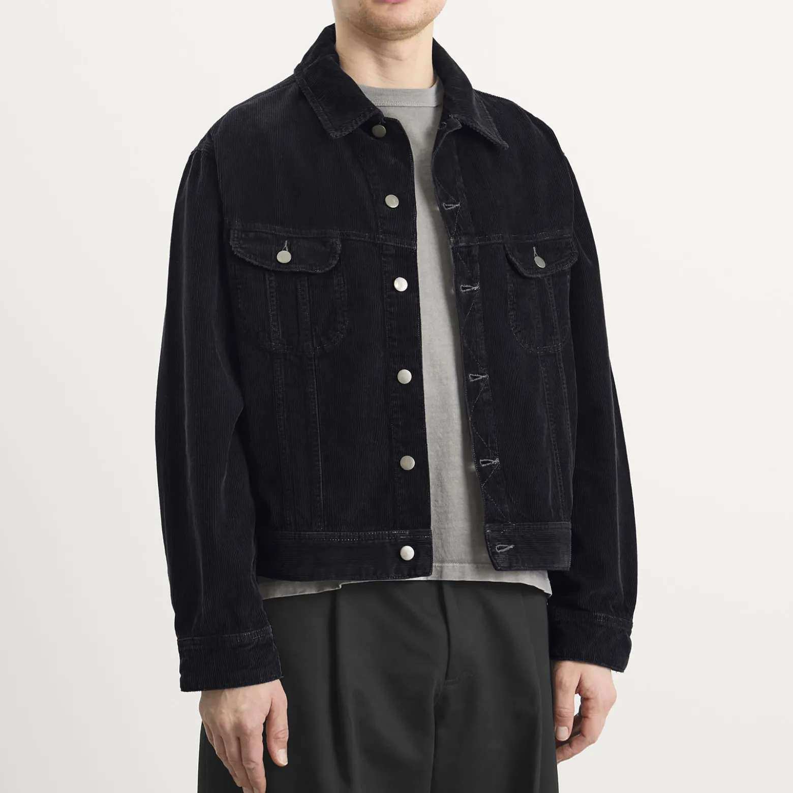 Studio Nicholson Derby Double Dye Corduroy Trucker Jacket