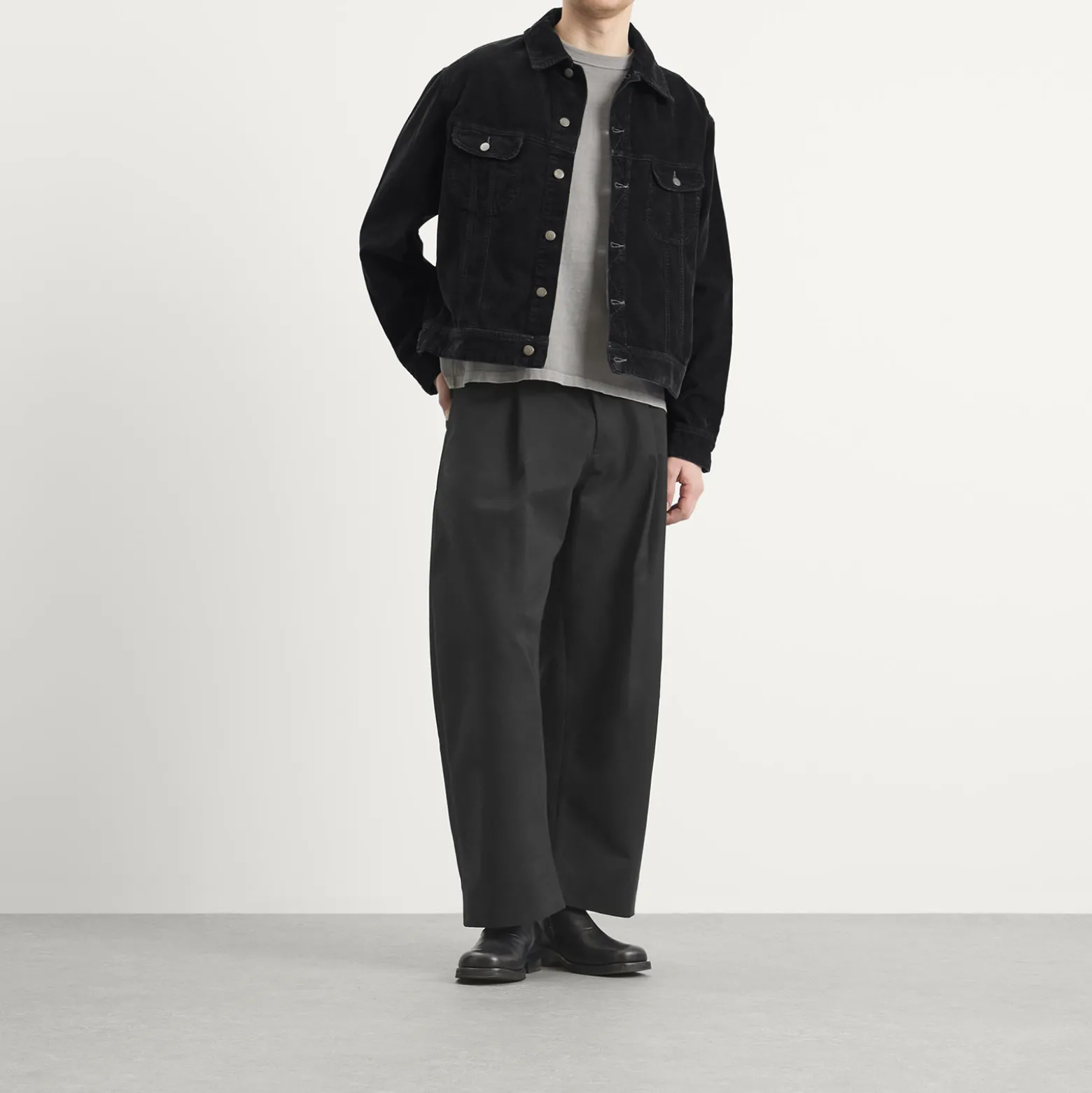 Studio Nicholson Derby Double Dye Corduroy Trucker Jacket