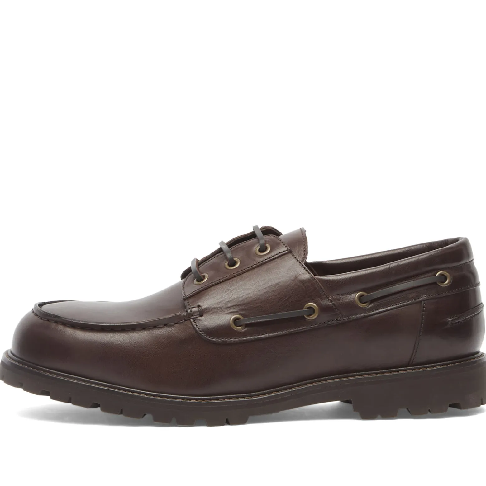 Studio Nicholson Gusto Leather Boat Shoe