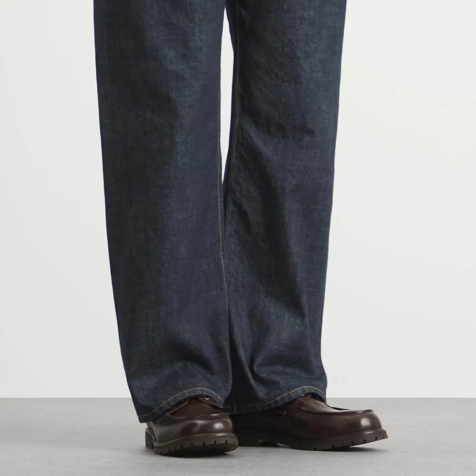 Studio Nicholson Gusto Leather Boat Shoe