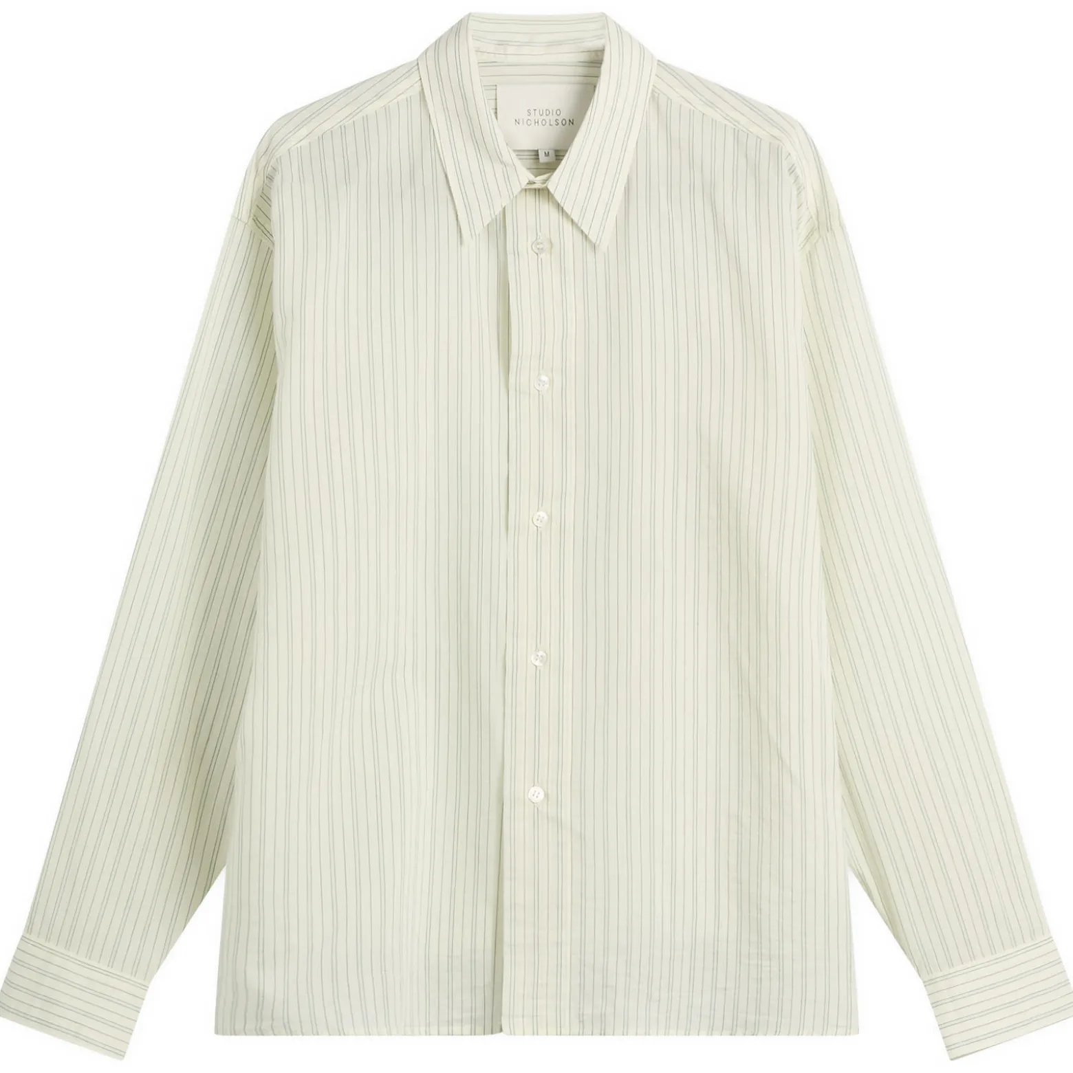 Studio Nicholson Hal Cotton Silk Stripe Shirt