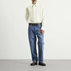Studio Nicholson Hal Cotton Silk Stripe Shirt