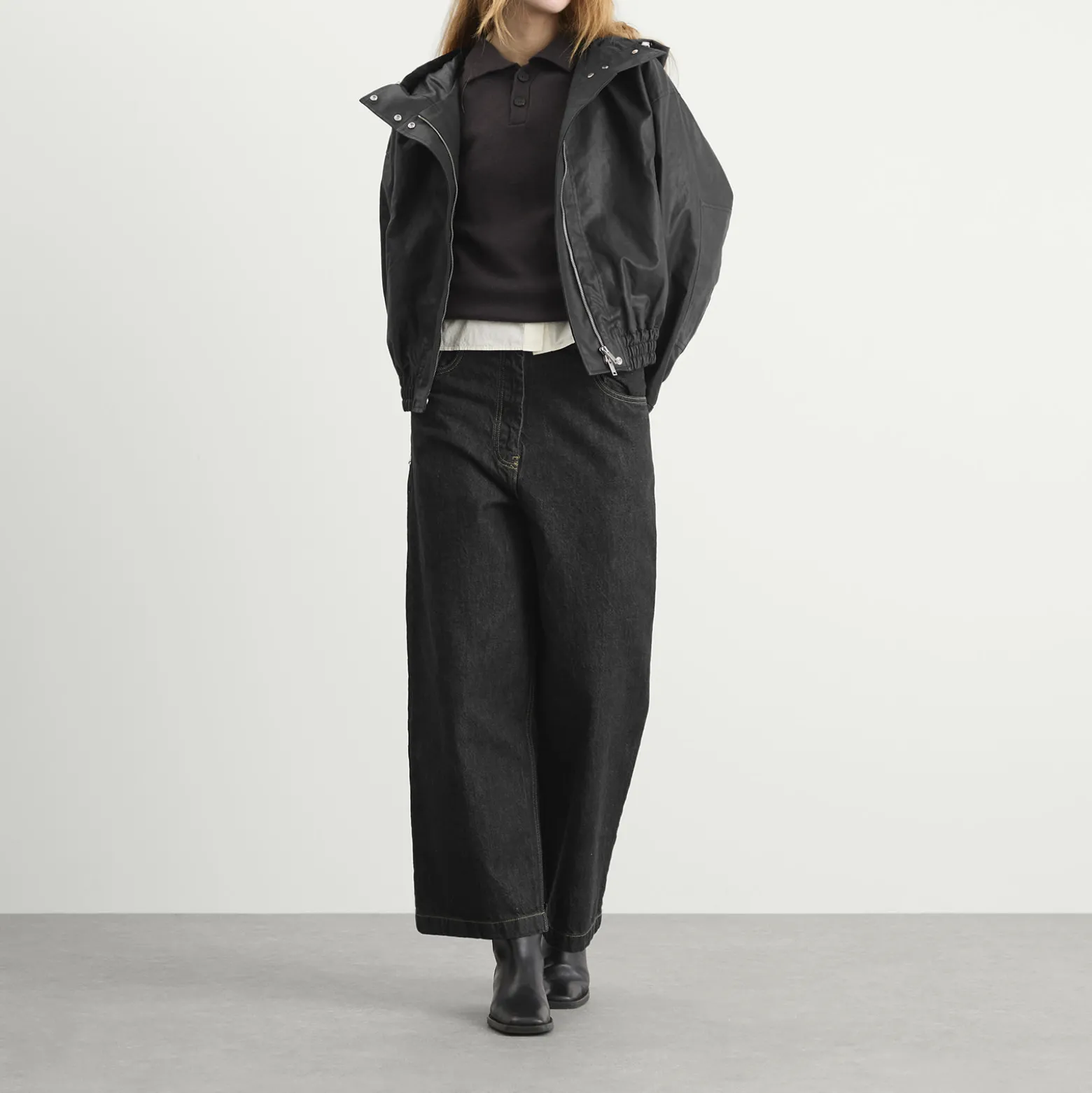Studio Nicholson Hooded Short Coat