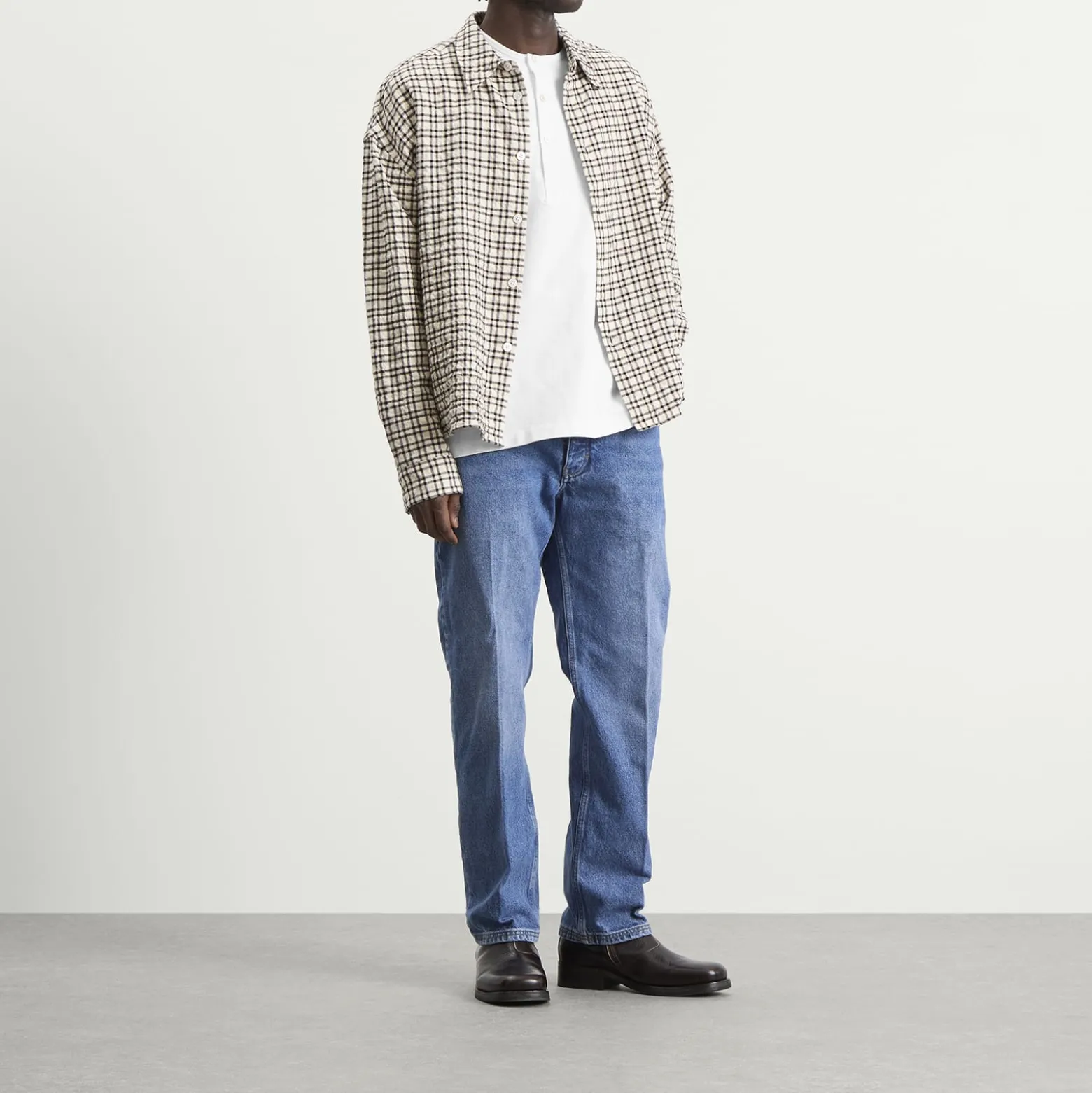 Studio Nicholson Nostra Cotton Check Shirt