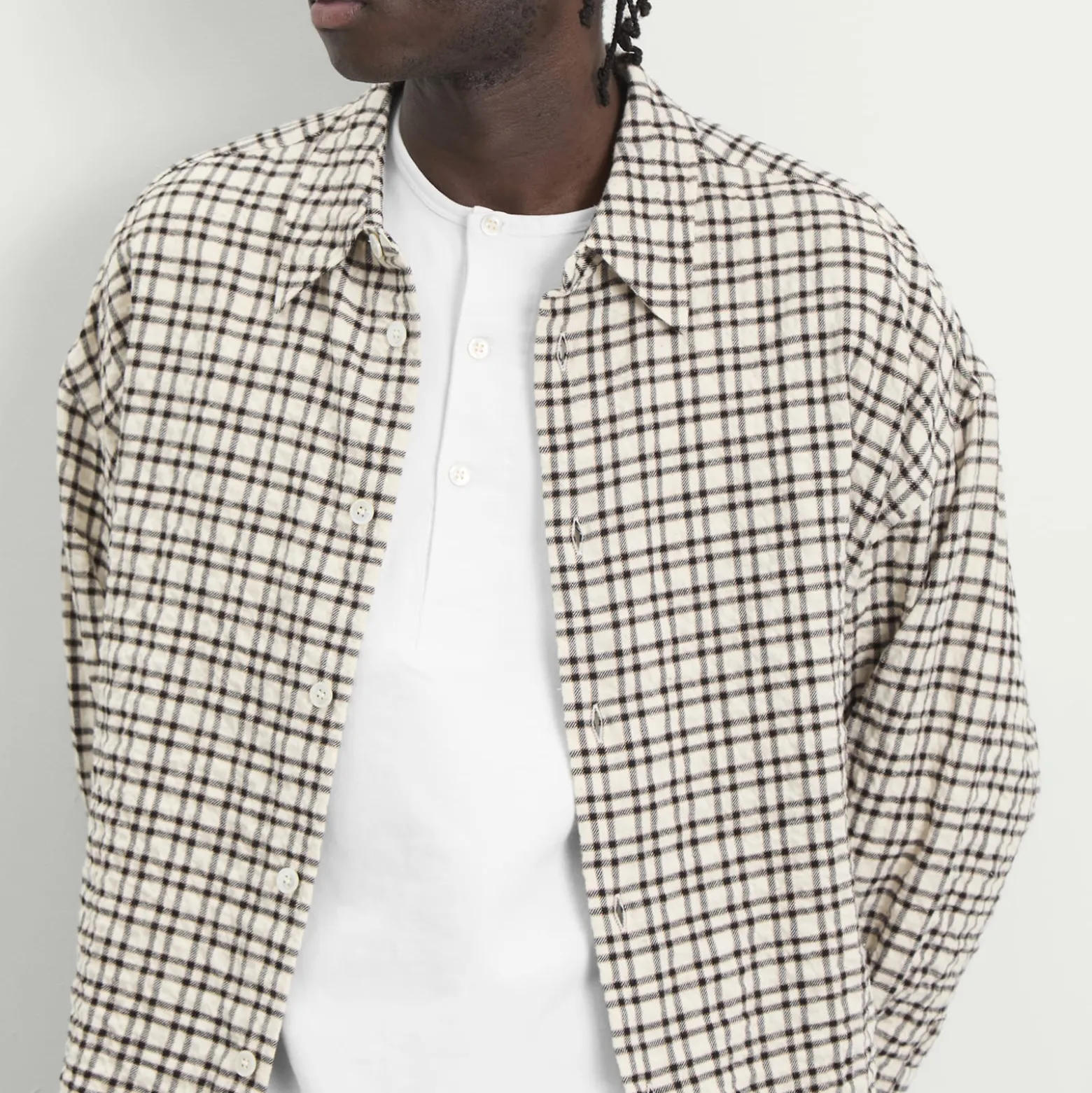 Studio Nicholson Nostra Cotton Check Shirt