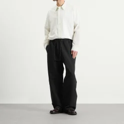 Studio Nicholson Sonny Cotton Linen Drawstring Trouser