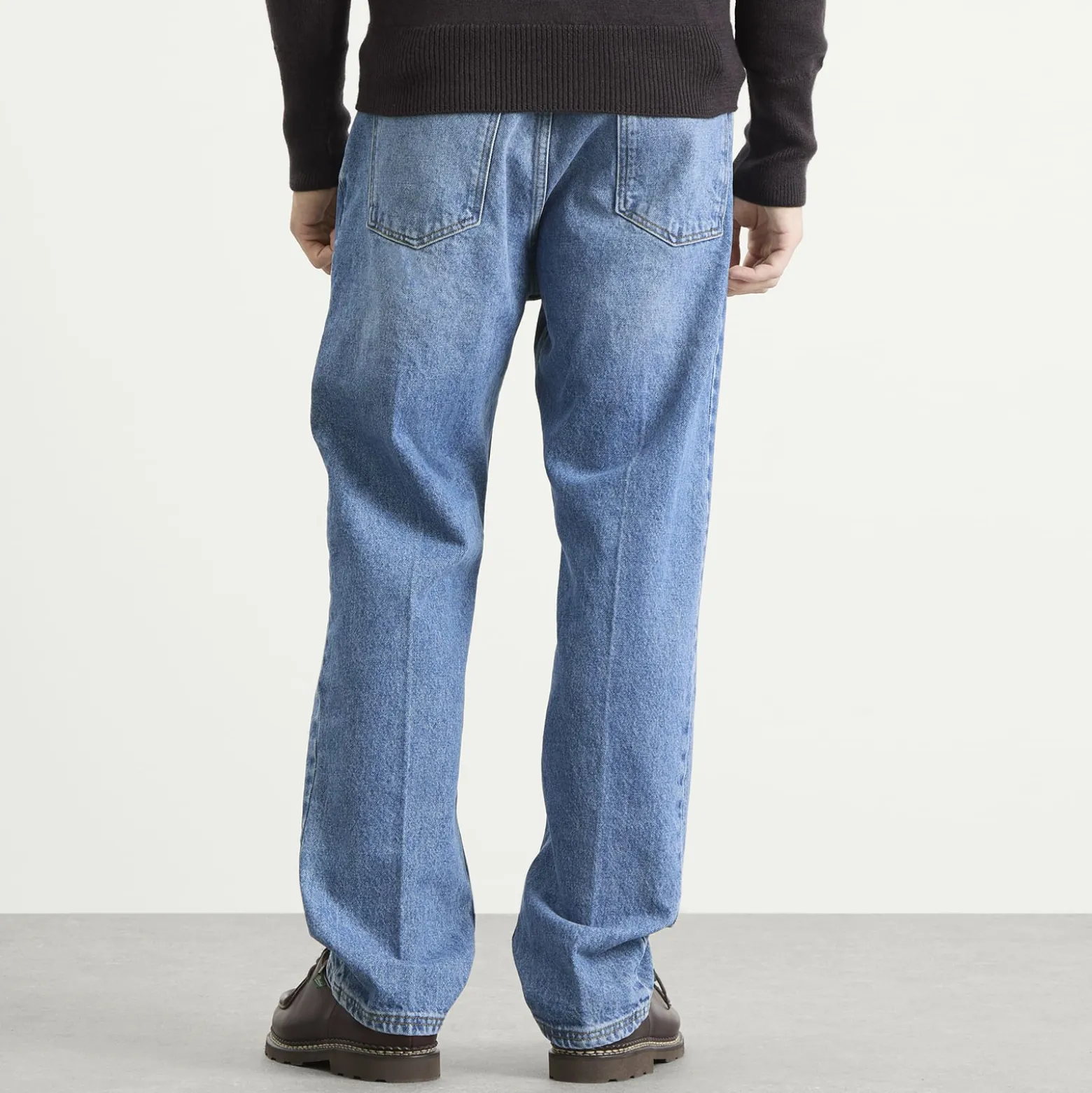 Studio Nicholson Windslow 14oz Denim Creased Cowboy Jean