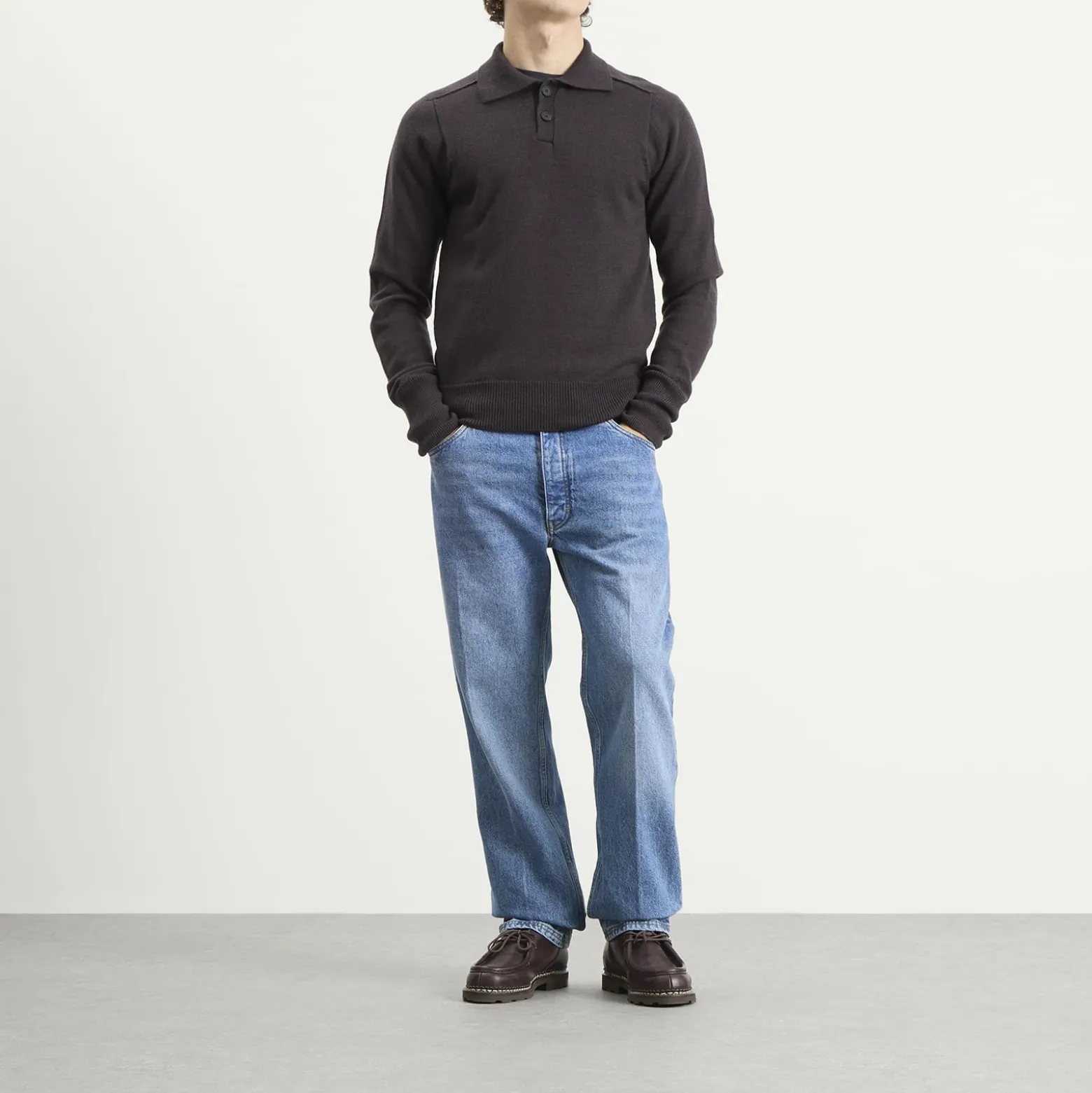 Studio Nicholson Windslow 14oz Denim Creased Cowboy Jean