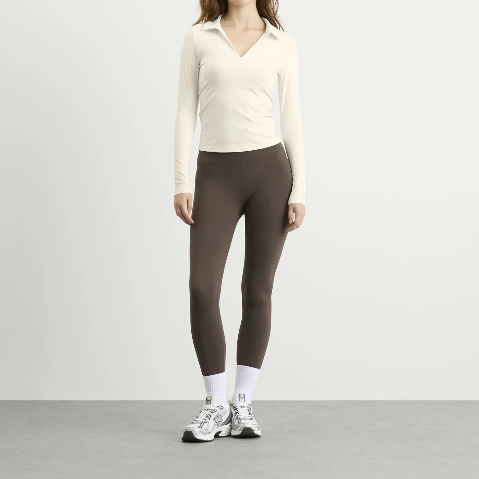 TALA Dayflex Polo Long Sleeve Top