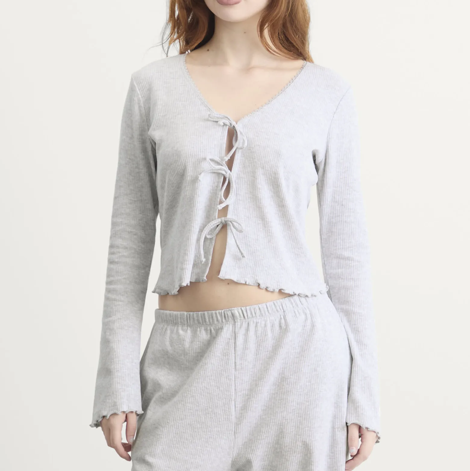 TALA Sleep Lounge Tie Cardigan