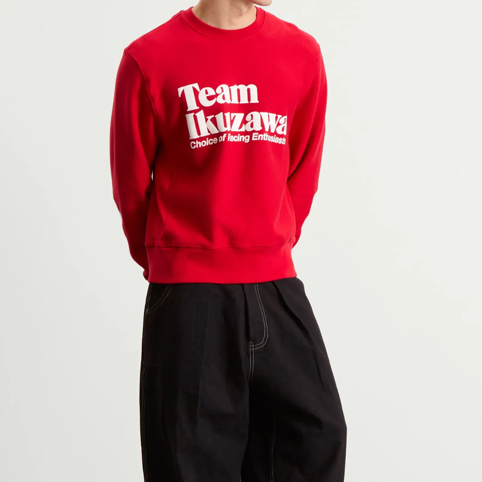 Team Ikuzawa Elbow Patch Logo Sweatshirt