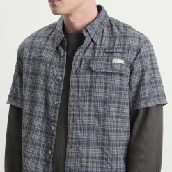 thisisneverthat Plaid Short Sleeve Fishing Shirt