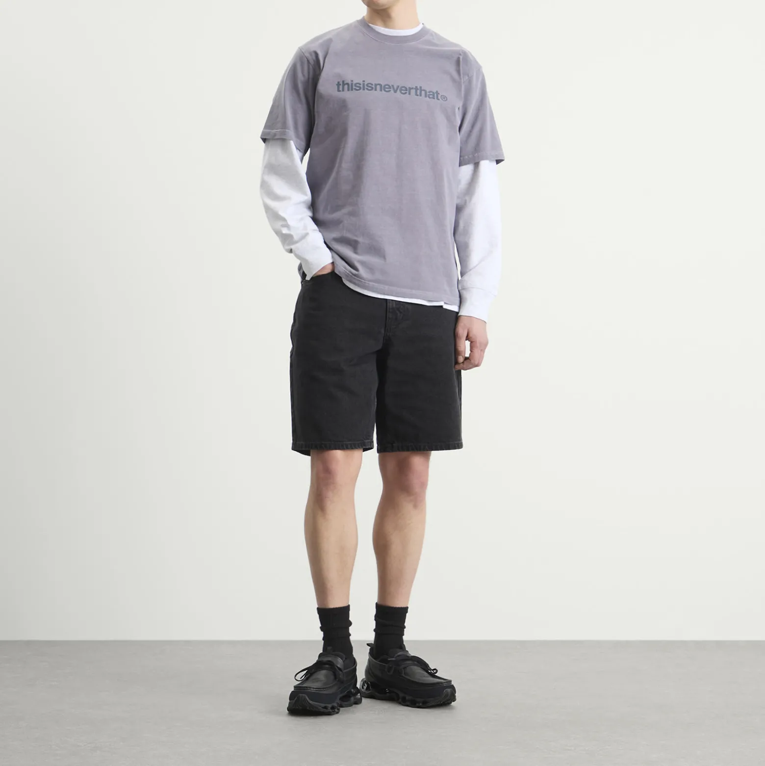 thisisneverthat Relaxed Denim Shorts