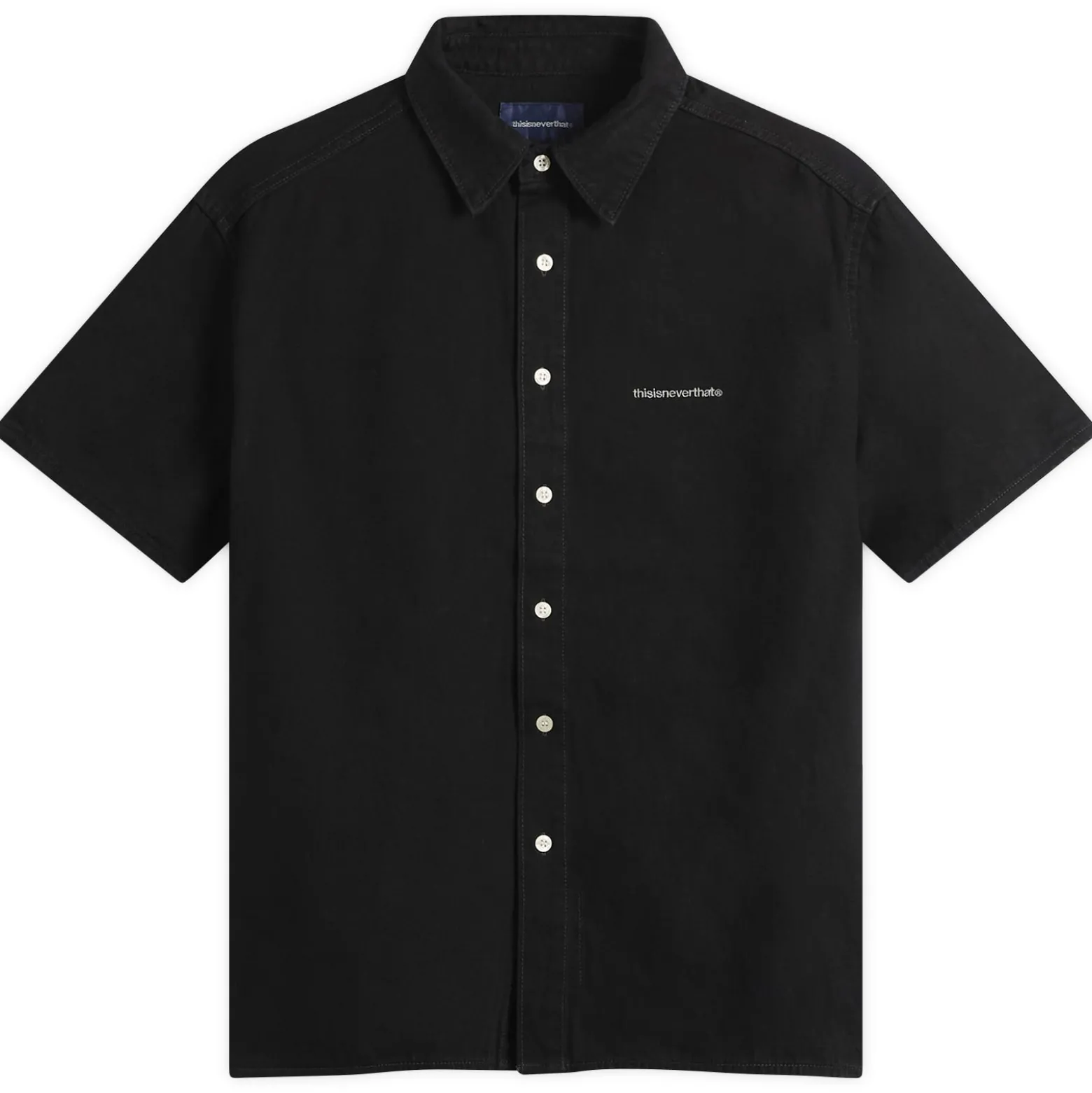 thisisneverthat Washed Denim Short Sleeve Shirt