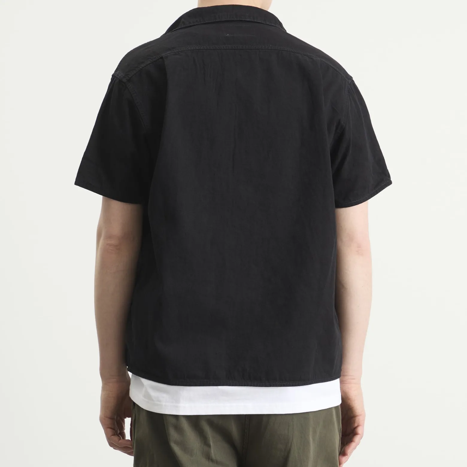 thisisneverthat Washed Denim Short Sleeve Shirt