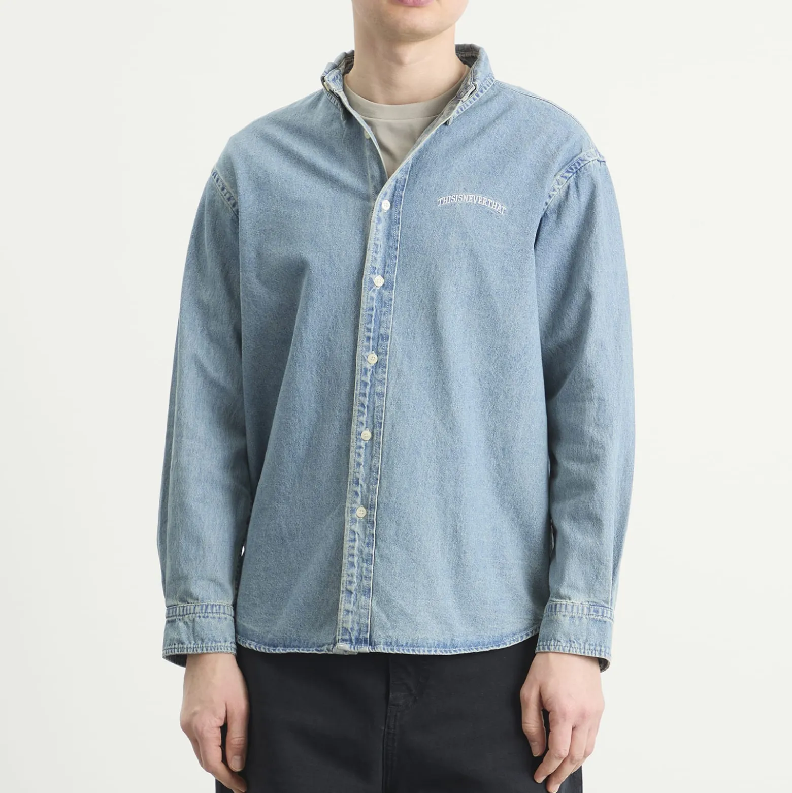 thisisneverthat Washed Denim Shirt