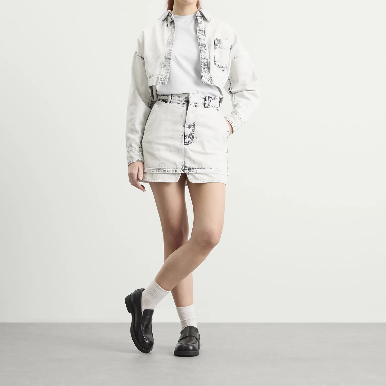 TOGA Denim Short Shirt