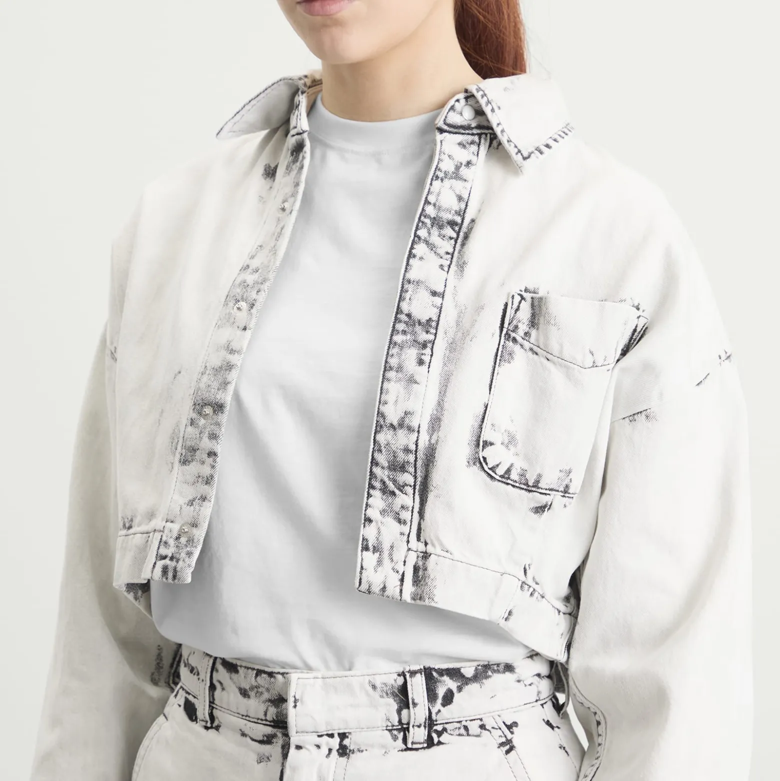 TOGA Denim Short Shirt