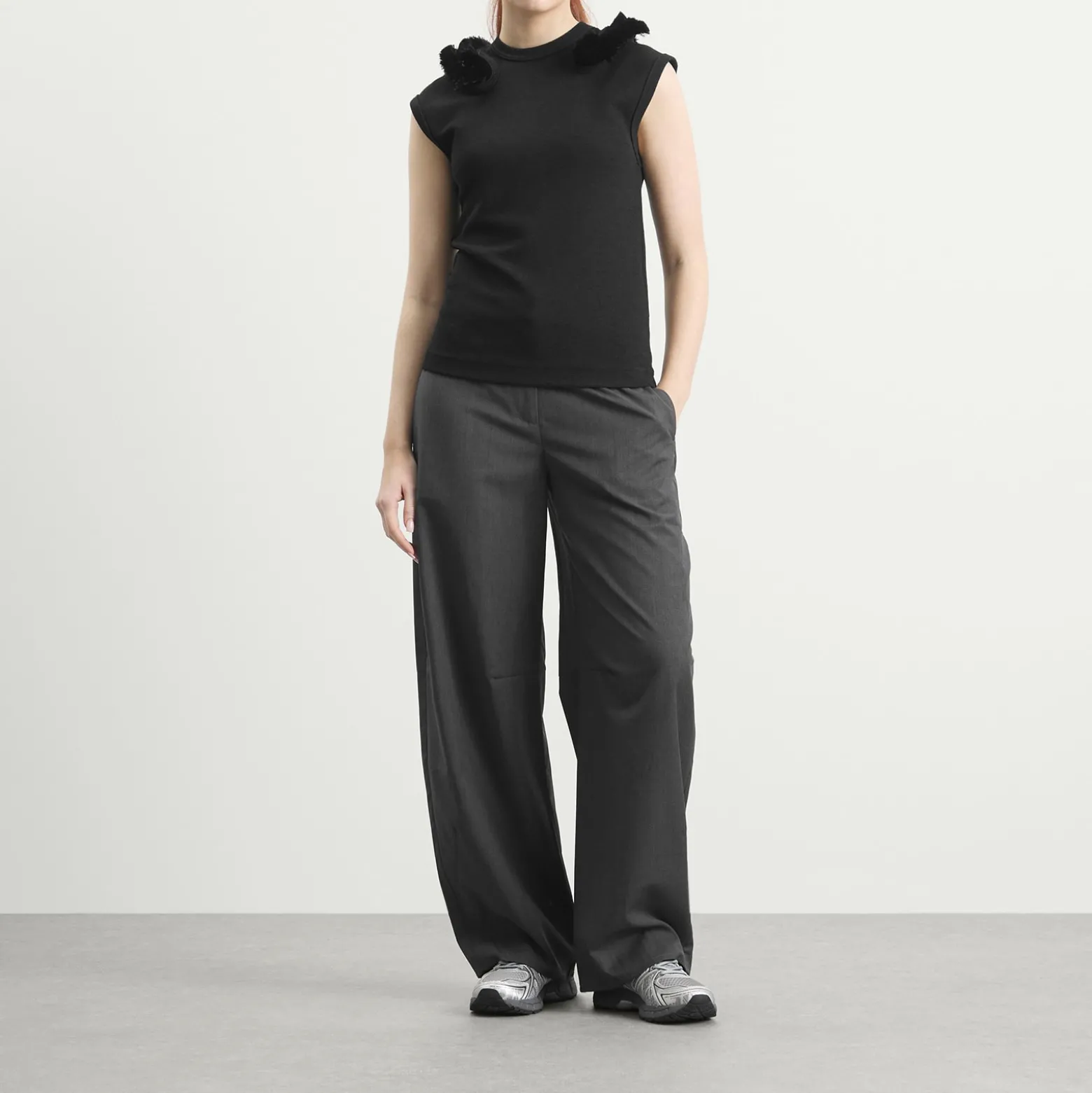 TOGA Double Face Jersey Sleeveless Top