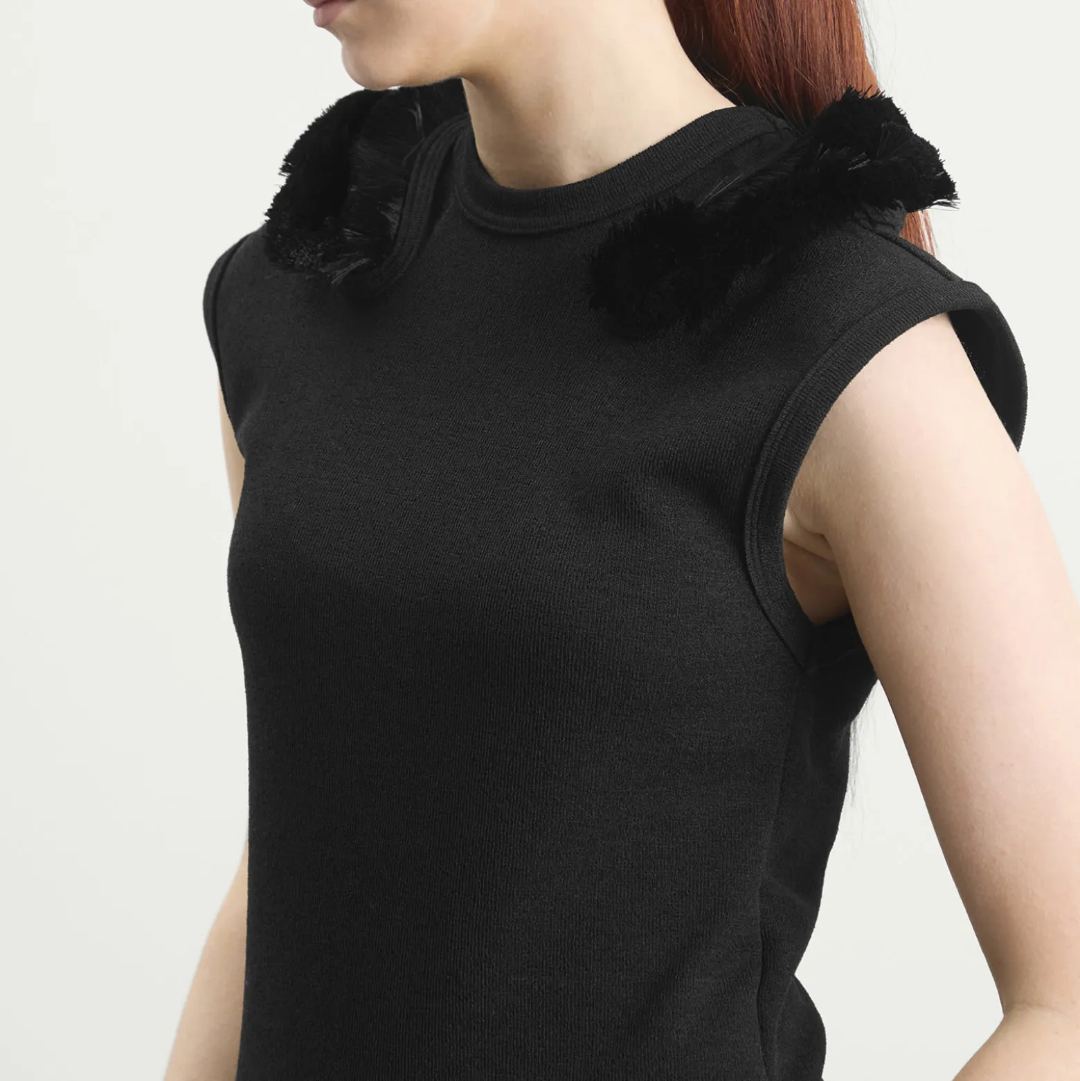 TOGA Double Face Jersey Sleeveless Top